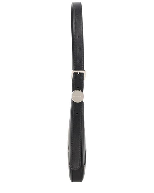 Marni Black Leather Shoulder Bag Calf