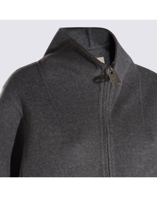 Khaite Gray Wool Coat