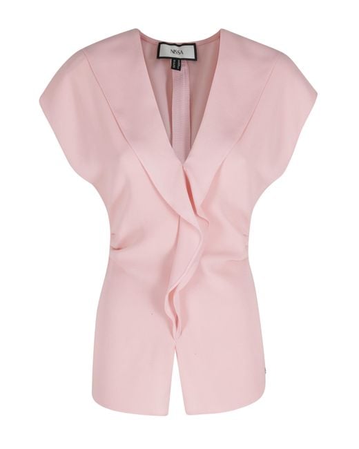 Nissa Pink Top Polyester