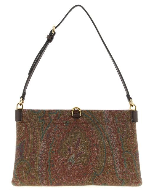 Etro Brown Pvc Clutch Bag