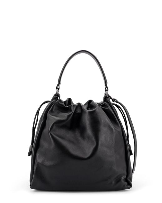 ハンドバッグ BRUNELLO CUCINELLI Mellow Bucket leather handbag Brunello Cucinelli Mellow Bucket Bag | Brown | FARFETCH