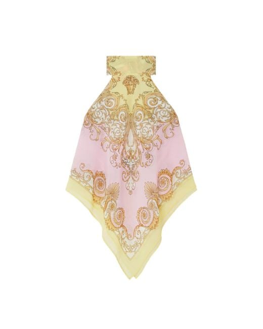 Versace White Top Polyester
