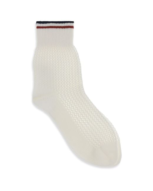 Brunello Cucinelli White Knitted Socks
