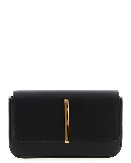 Tod's Black Mini Leather Shoulder Strap