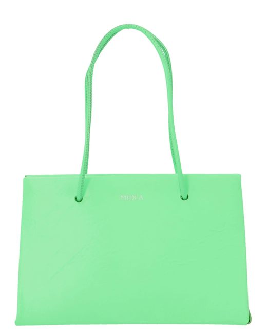 MEDEA Leather Cydonia Mini Shoulder Bag in Green | Lyst