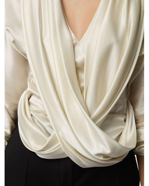 Nina Ricci Black Fitted Top Viscose Tops