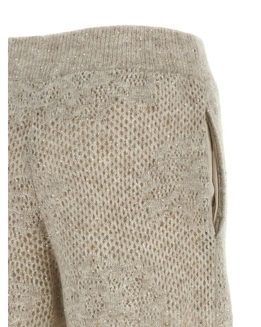 Brunello Cucinelli Natural Nylon Casual Pants