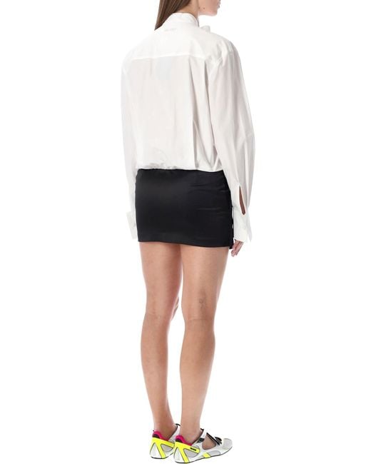 The Attico White And Mini Dress