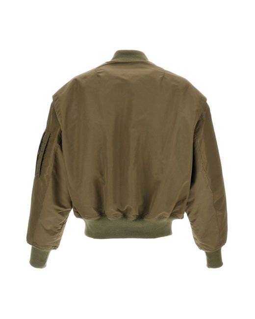 Entire studios Green Broad Bomber Outerwear for men