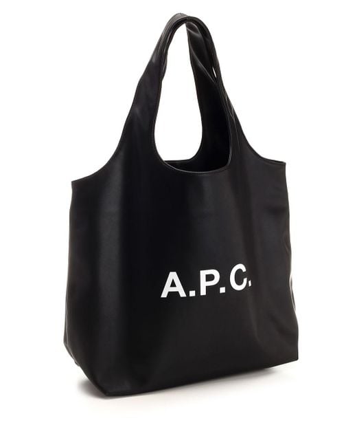 A.P.C. Black Ninon Tote Bag for men