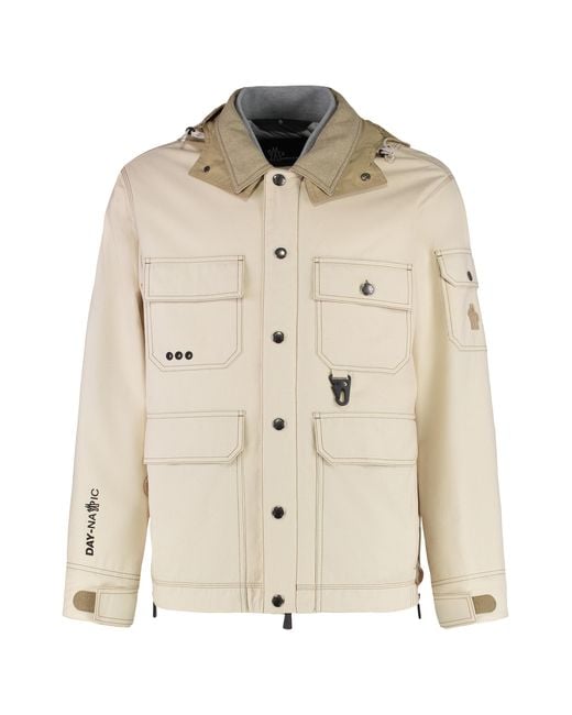 Moncler Natural Kelpius Padded Jacket Cotton Raincoats for men
