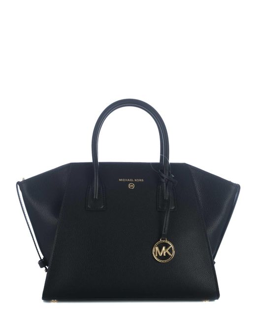 Michael Kors Bag Avril Large In Leather in Nero (Blue) | Lyst