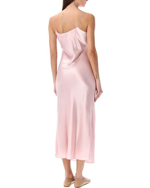 THE GARMENT Pink Catania Long Slip Dress