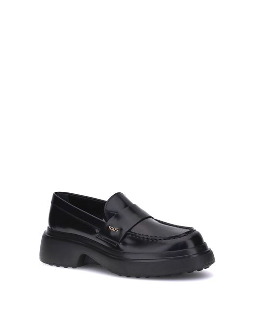 Tod's Blue Loafers
