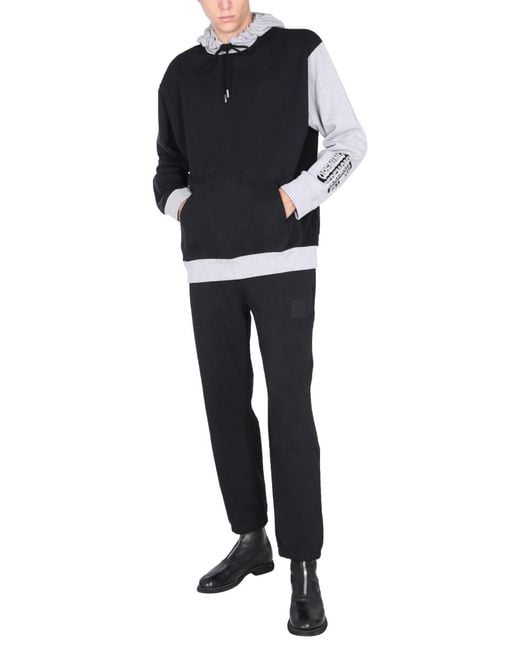 Opening Ceremony Black Sweatshirt With Flocked Logo for men