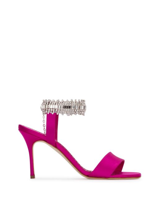Manolo Blahnik Pink Heeled Shoes