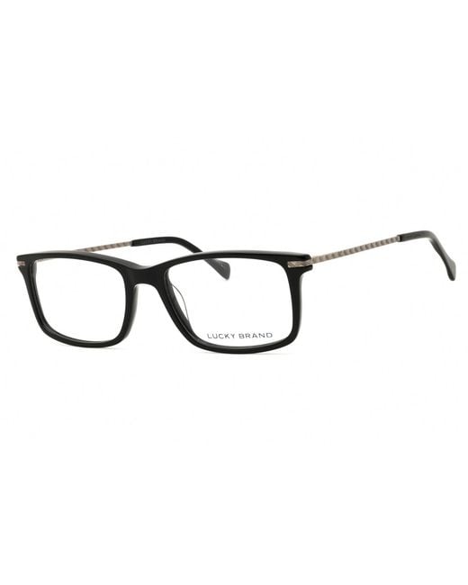 Lucky Brand Black Lucky Brand Vlbd423 Rectangular Acetate Eyeglasses