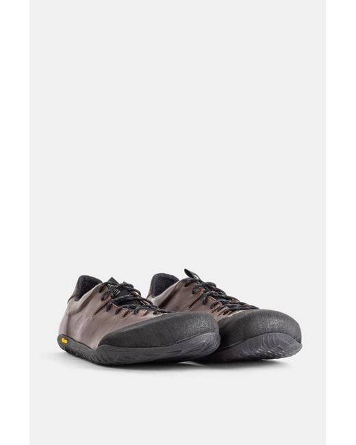 Demon Brown Dalmara Trail Leather Sneaker for men