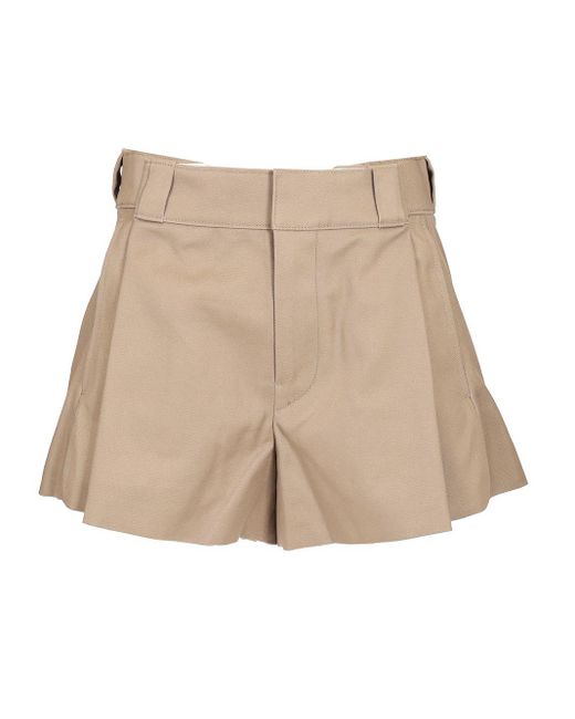 Alexander Wang Natural Cotton Shorts Trousers Green