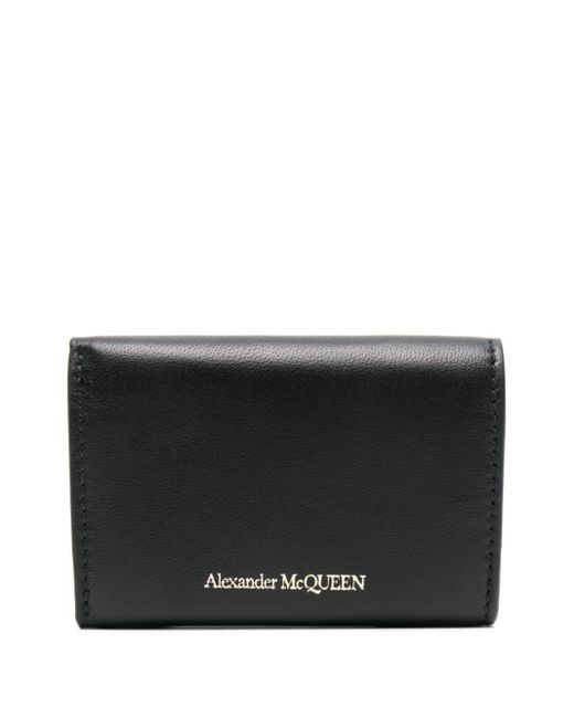 Alexander McQueen Black Seal Card Holder