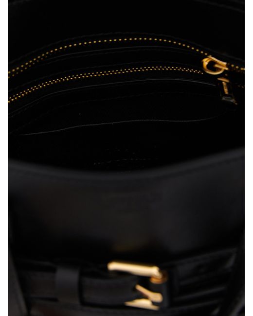 Moschino Black 'Tie Me' Small Handbag