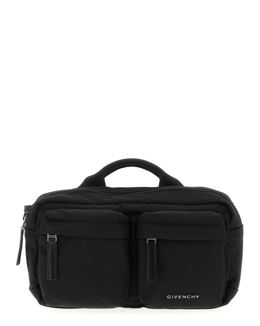 Givenchy Black Essential U Crossbody Bags for men