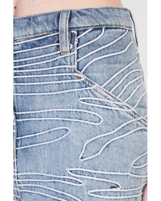 IRO Blue Viny Shorts