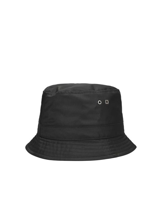 Jacquemus Black Le Bob Ovalie Logo Bucket Hat