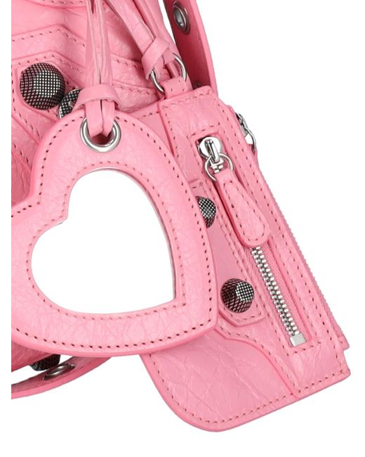 Balenciaga Pink "le Cagole" Small Crossbody Bag