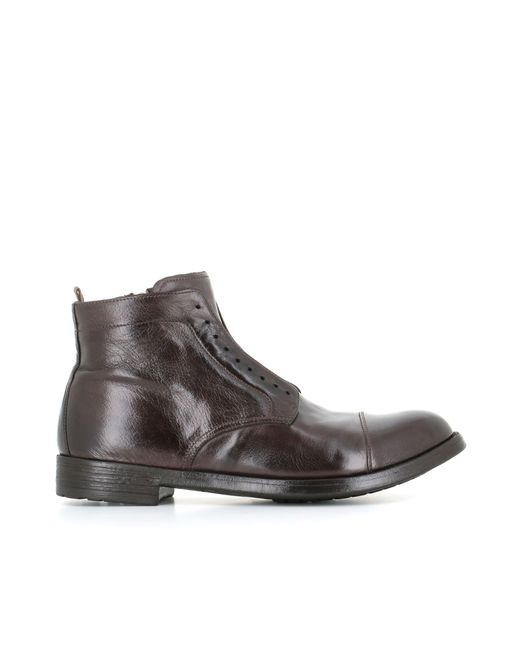 Officine Creative Brown Lace-Up Boot Hive/005 for men