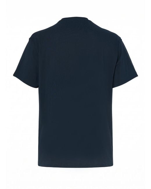 Low Brand Blue Basic Regular Fit T-Shirt for men