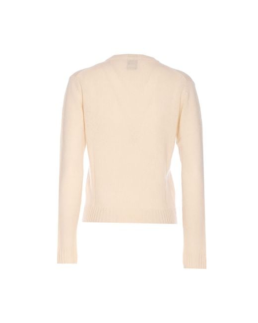 Allude White Sweater