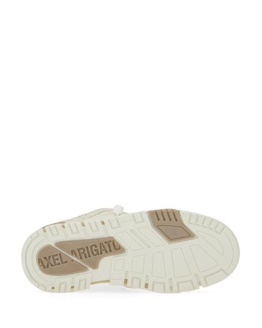 Axel Arigato White Lo Fluffy Sneaker Leather Trainers for men