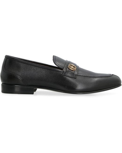 Bally Black Sadei Leather Loafers for men