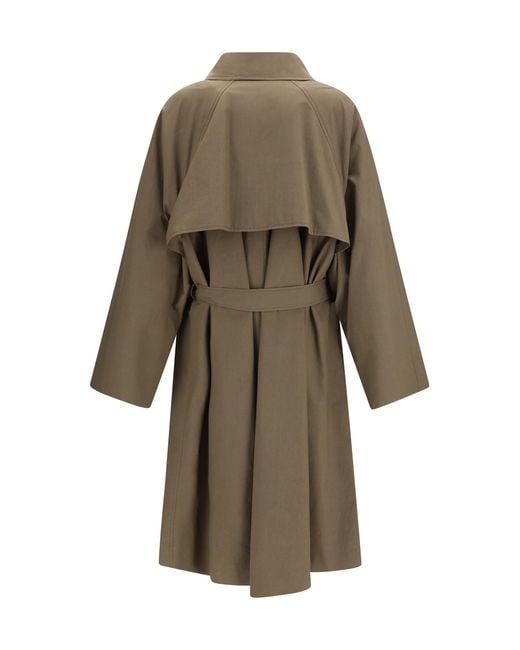 Calvin Klein Natural Zeland Trench Cotton Coats