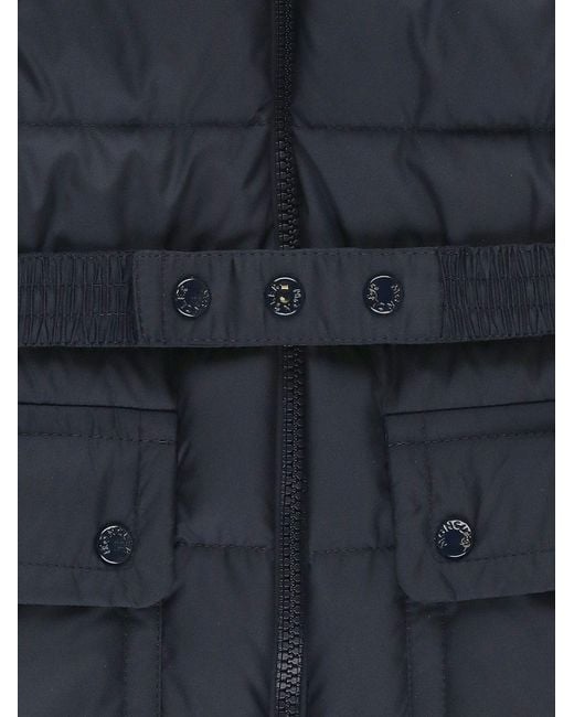 Moncler Blue Down Jacket Pasenza Padded