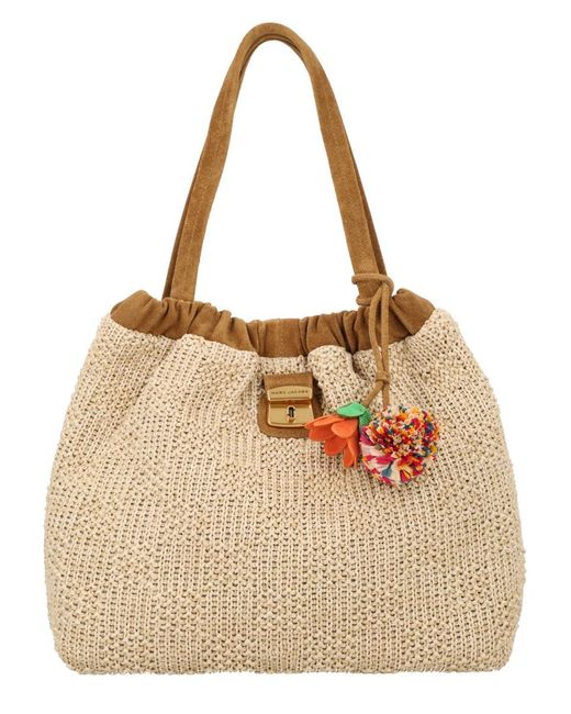 Marc Jacobs Natural Tote Bag Cristina Polyethylene Handbags