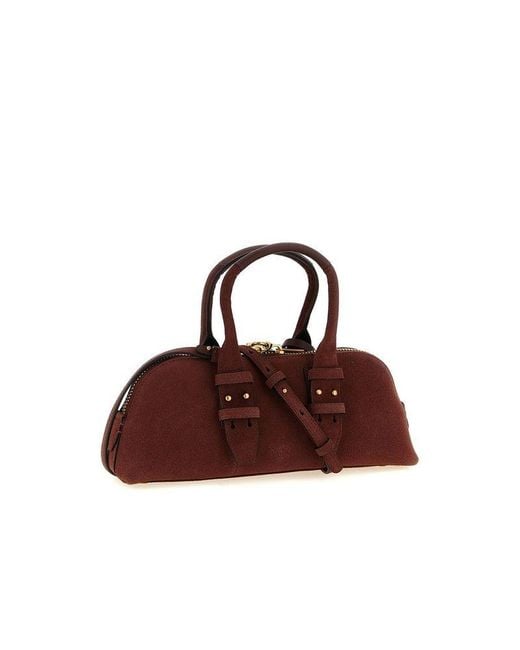 Pinko Brown Shoulder Bag Cow Leather Shoulder-Bags