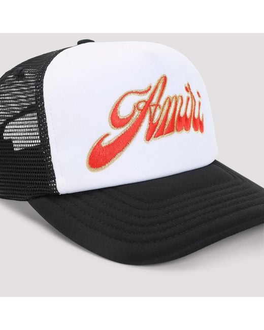 Amiri Red Groovy Trucker Hat for men
