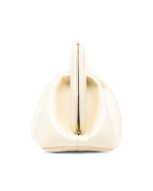 THEMOIRÈ Natural Clutch Bag Polyurethane
