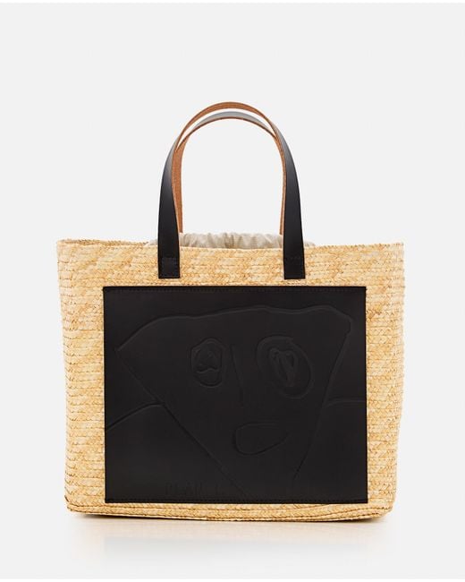 Plan C Black Shopping Bag