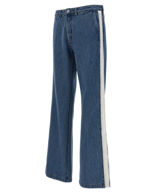 Wales Bonner Blue Denim Cotton Jeans for men