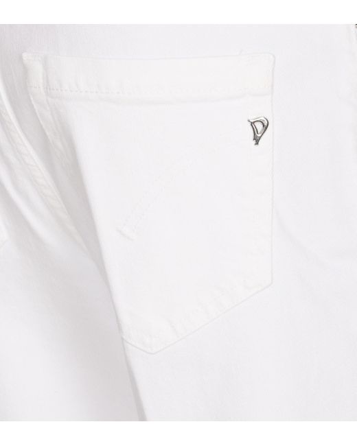 Dondup White Koons Gioiello Jeans