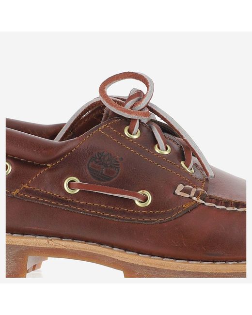 Timberland Brown Leather Loafers for men