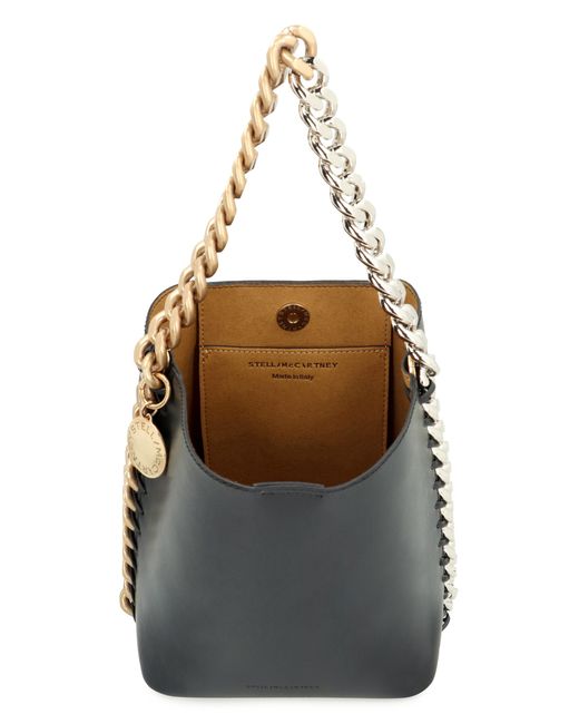 Stella McCartney Black Frayme Bucket Bag Polyamide