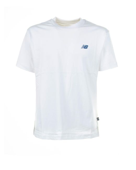 New Balance White T-Shirt for men