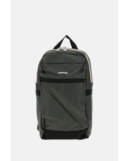 K-Way Black Small Laon Backpack for men