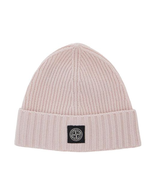 Stone Island Natural Kids Beanie Hat for men