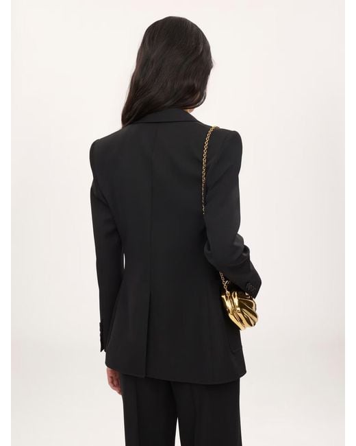 Chloé Black Veste En Laine Grain De Poudre Noire Jacket