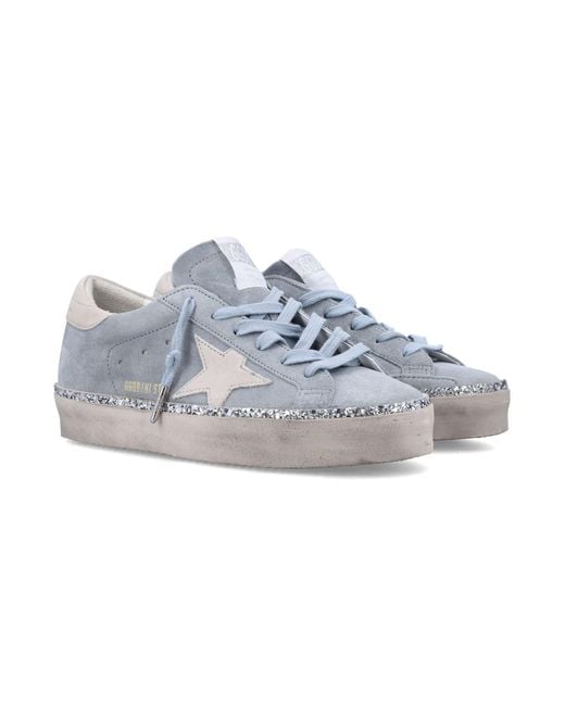 Golden Goose Deluxe Brand Blue Hi-Star Sneakers